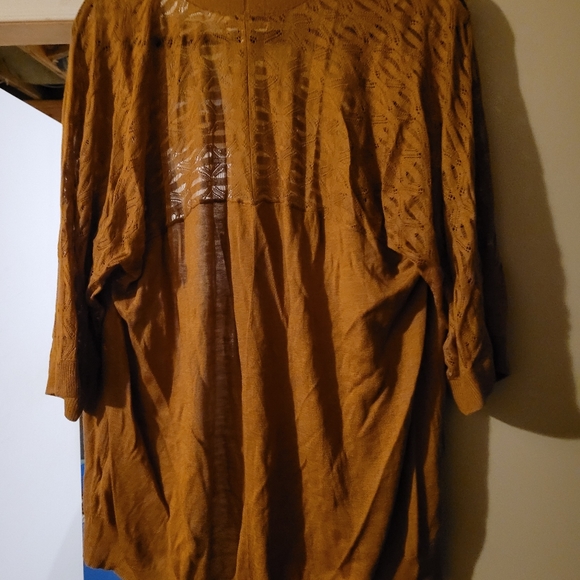 Brown short sleeve cardigan - Picture 3 of 6